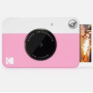 KODAK Printomatic Digital Instant Print Camera Uses Zink 2x3" Photo Paper, Pink